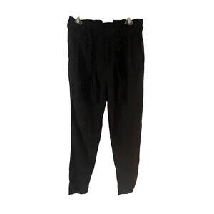 Womans Pants GAP loose fit Linen pants, Black, $22, Size 4, B59